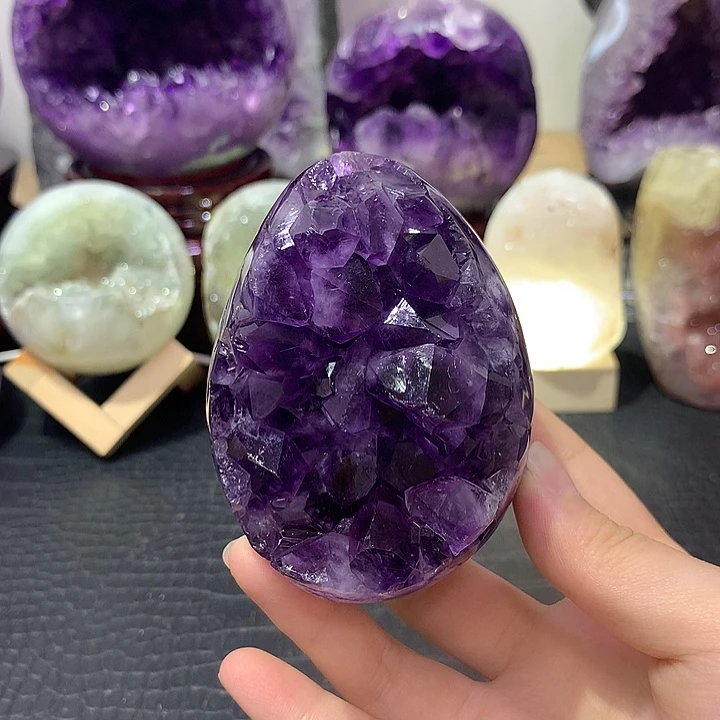 未镶嵌珠宝半成品紫晶