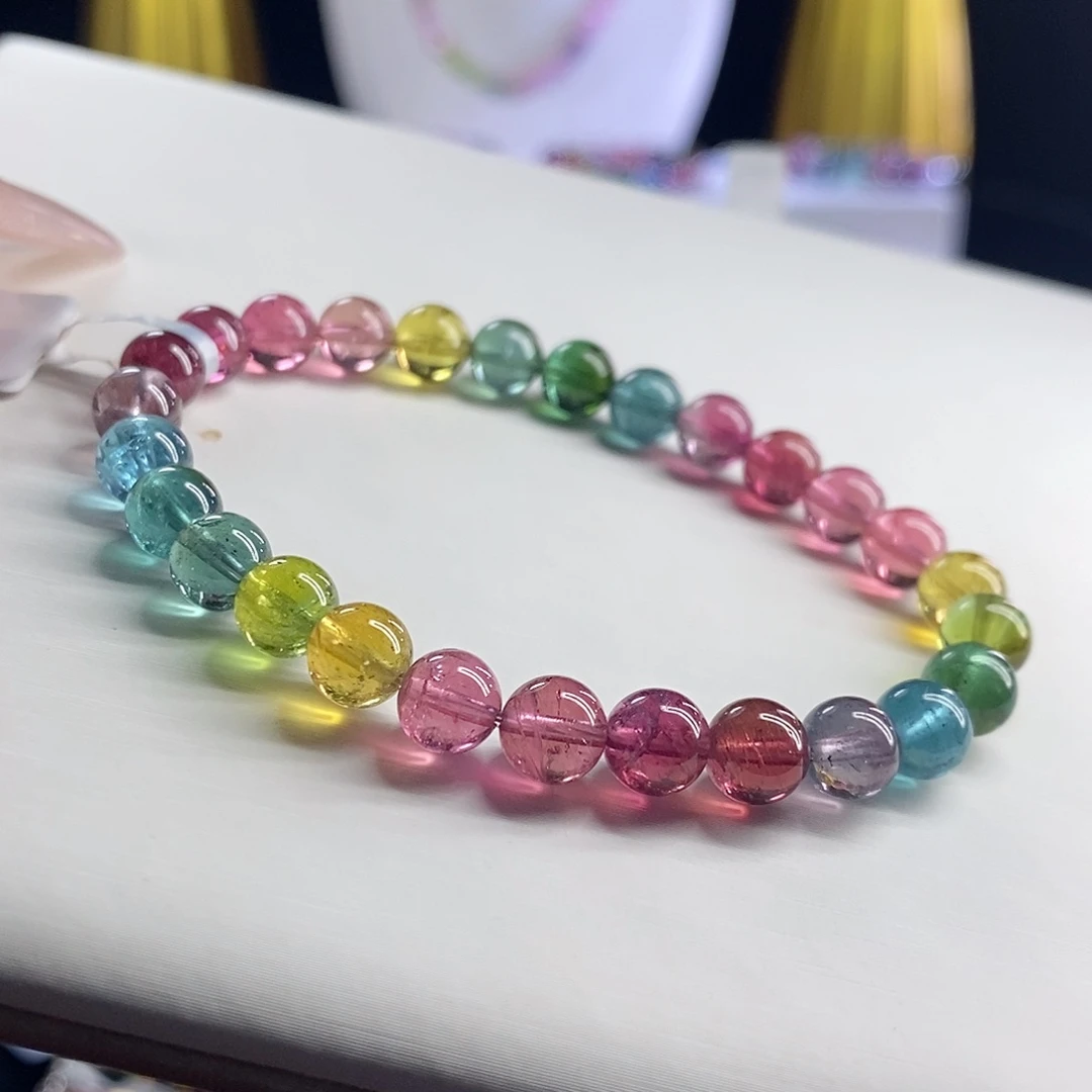 未镶嵌手链碧玺色标