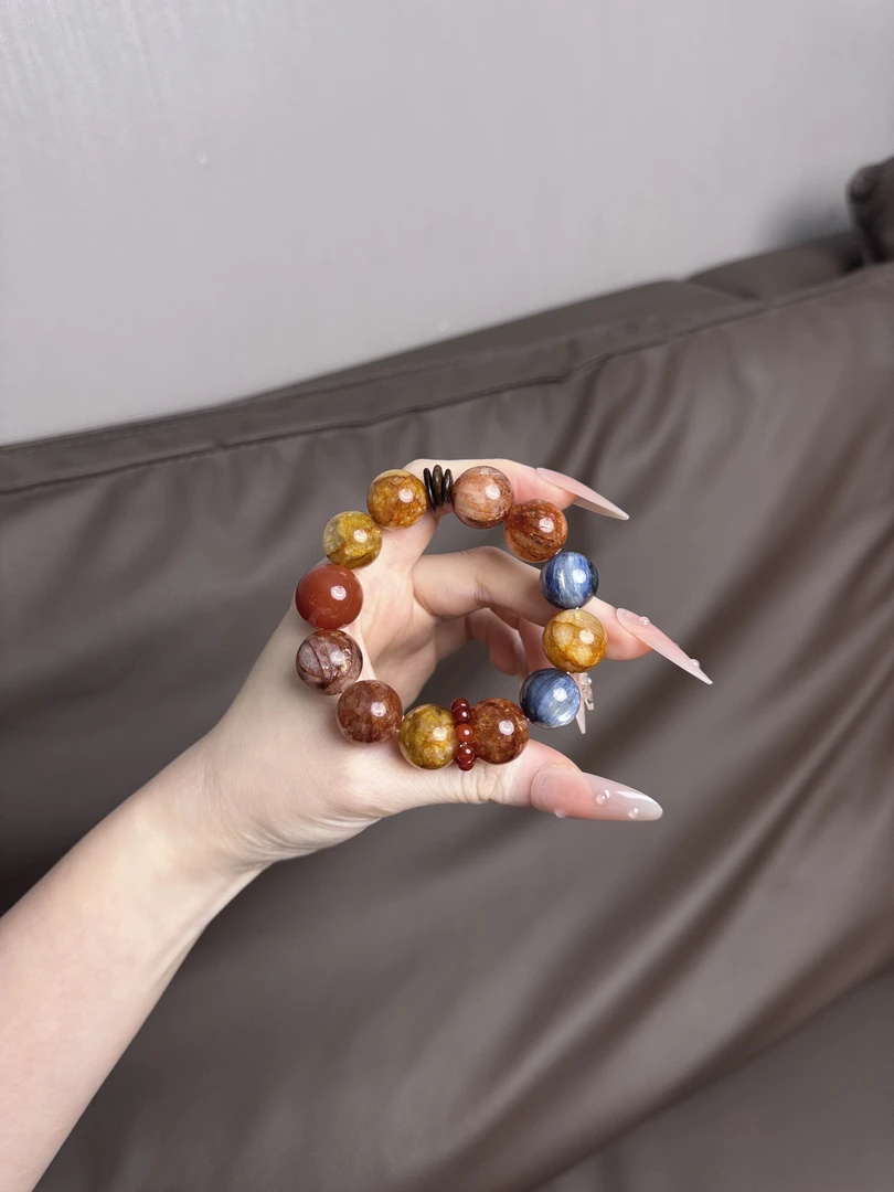 合金手链    郭煌纳福--胶花