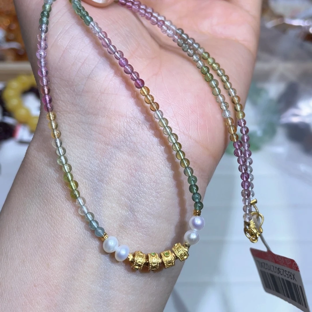 碧玺颈饰未镶嵌项链