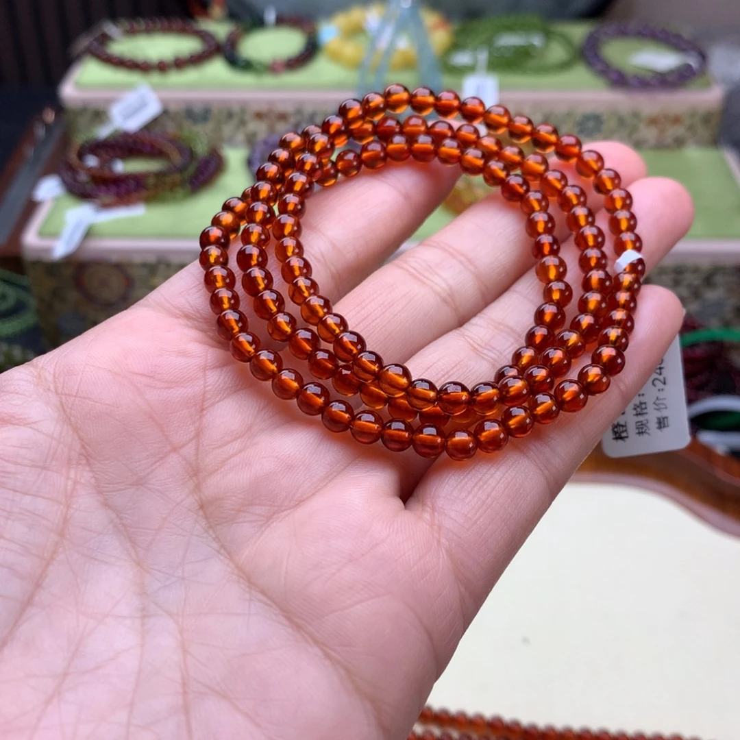 未镶嵌手串石榴石手串5