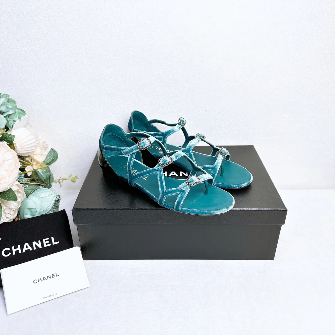 全新未使用 Chanel/香奈儿 凉鞋/36码/Xspa4519