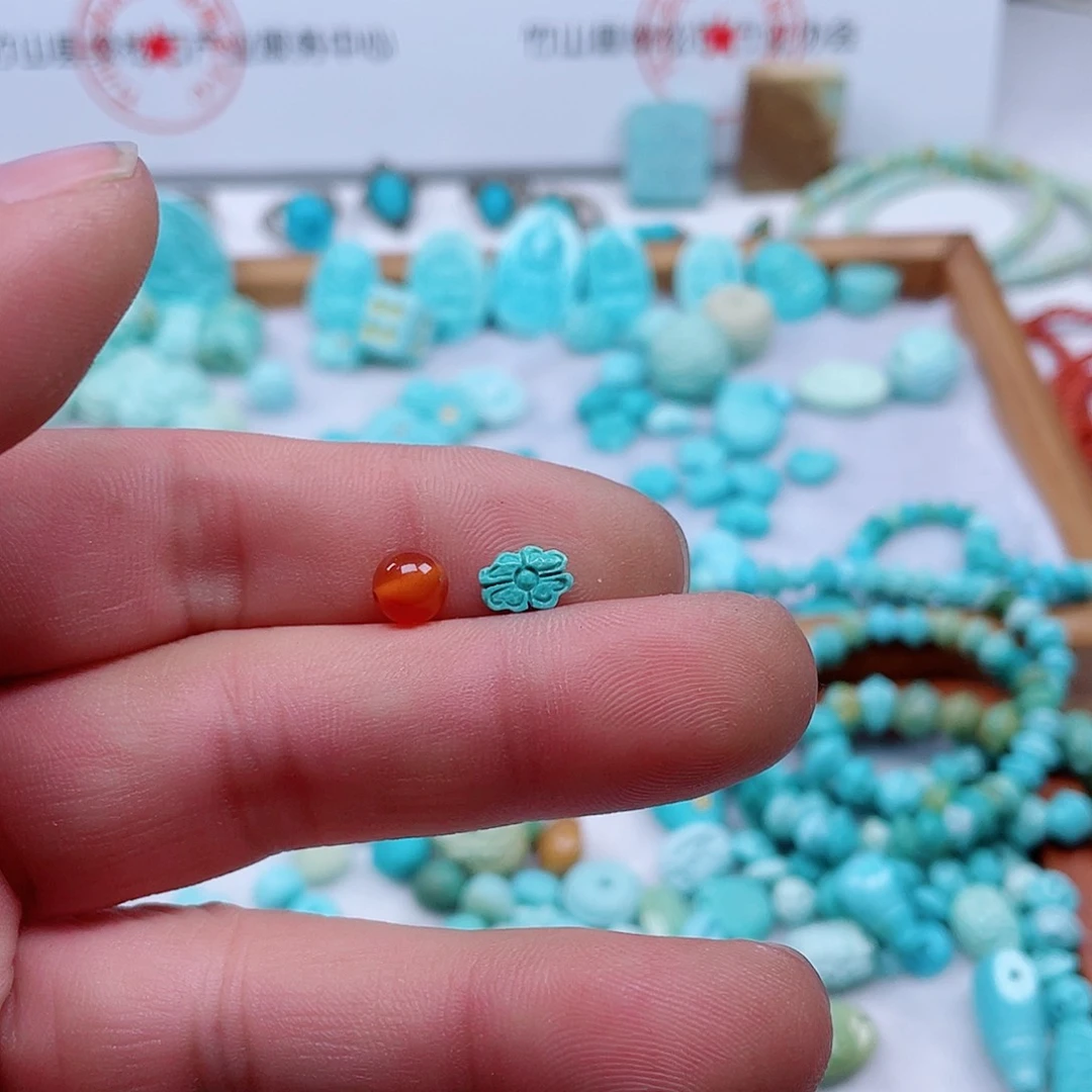 南红玛瑙颈饰未镶嵌377