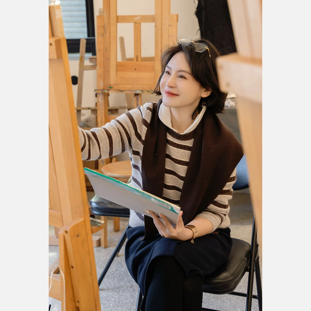 我是摩羯黑标 德芙黑巧 P家100羊绒日本岛精条纹针织衫