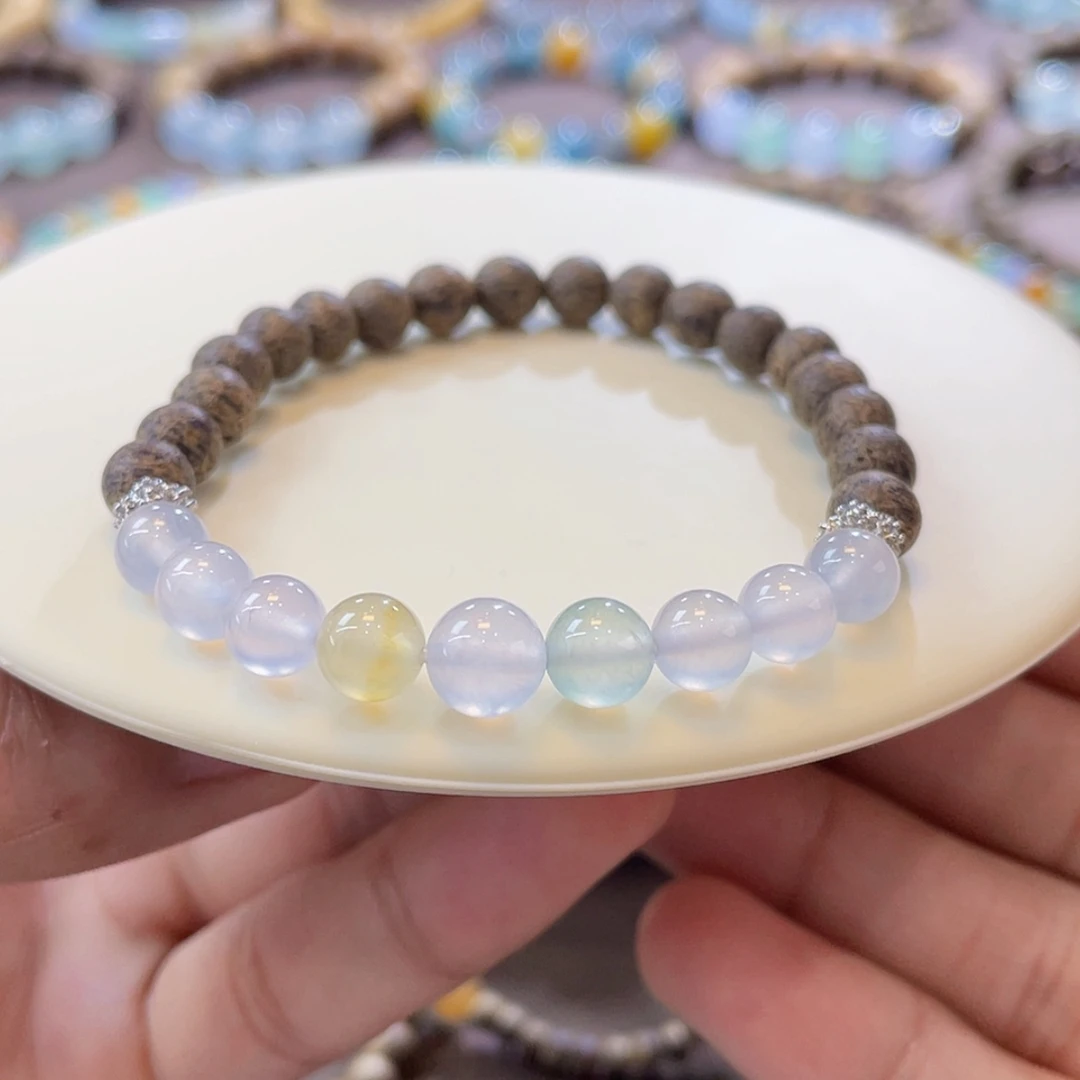 【闪购商品】未镶嵌手链翡翠马卡龙色