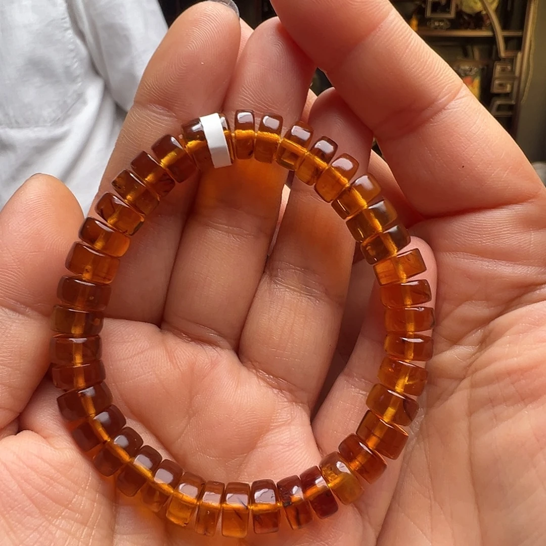 琥珀未镶嵌裸石抚顺琥珀10436八