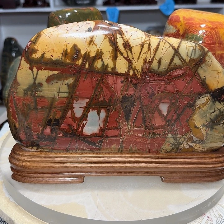 石材乳源彩石摆件