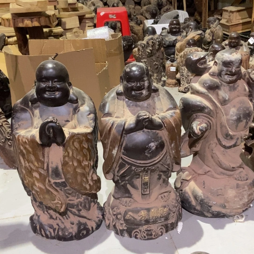 今***里木成品瑕疵摆件放漏