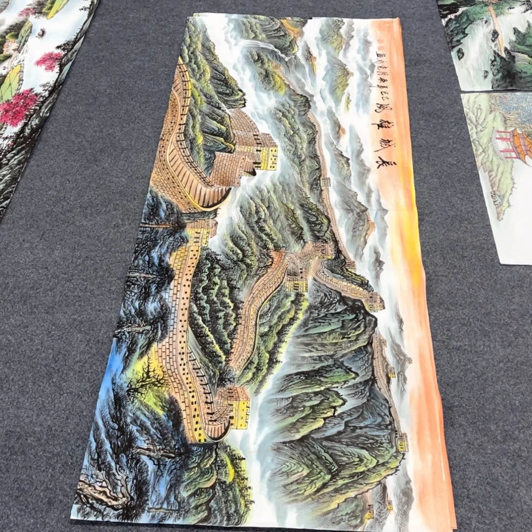 国画国画作品老师手绘
