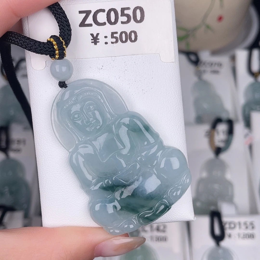 翡翠未镶嵌颈饰zc050