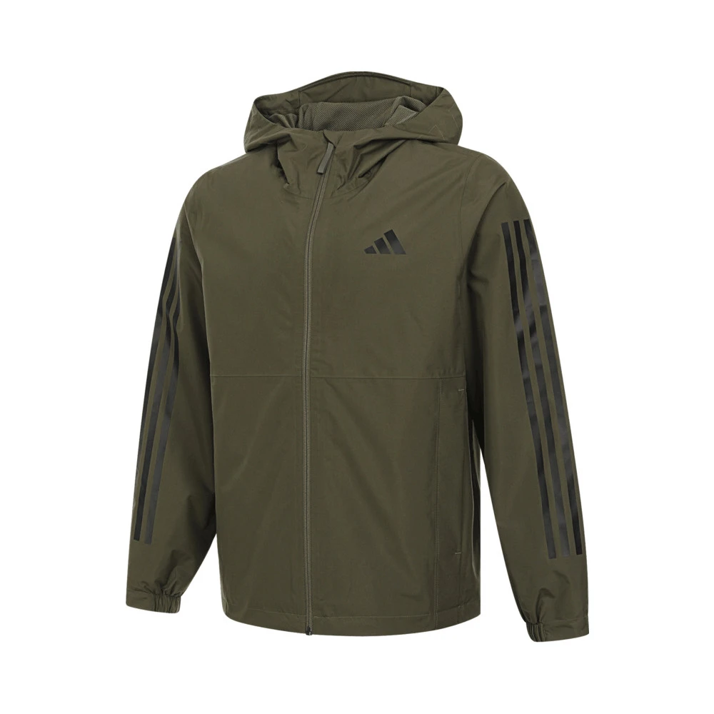 【滔搏联动】adidas阿迪达斯男子ESS 3S R.R JKT梭织连帽外套JD1044