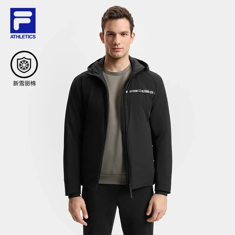 【新雪丽棉服】斐乐男士连帽休闲户外运动保暖防风冬季A11M511901F