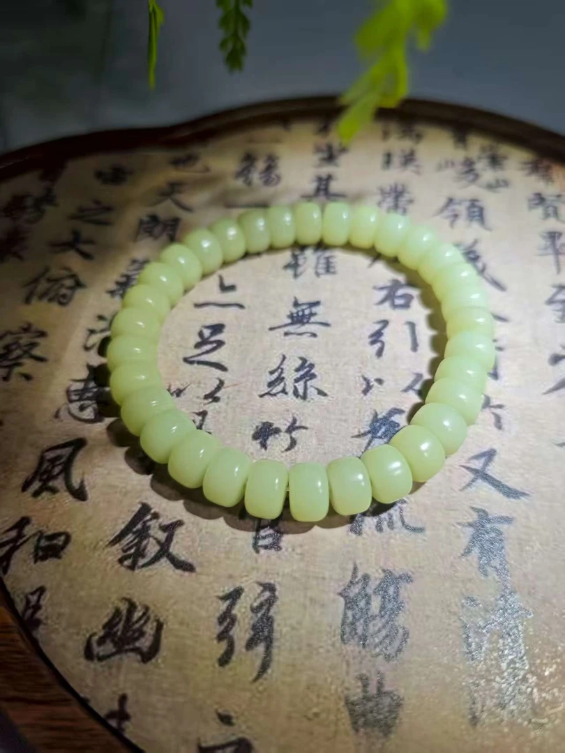 青药片菩提 单圈手串（无礼盒）503