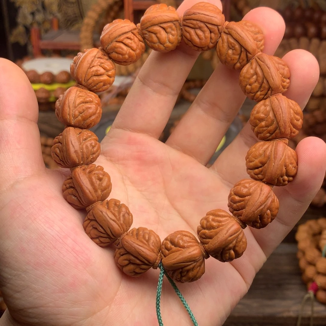 桃核吊坠19野生满天星