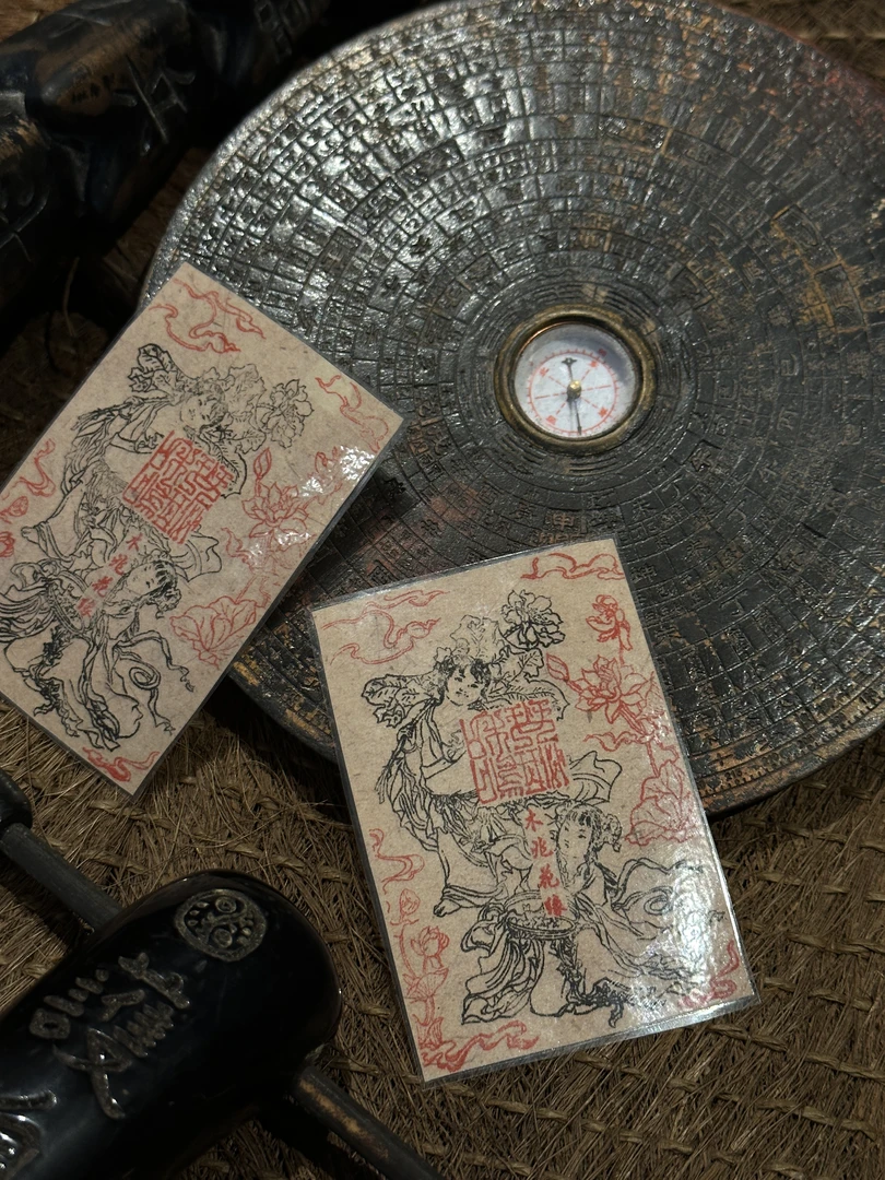 国风纯手绘卡片！