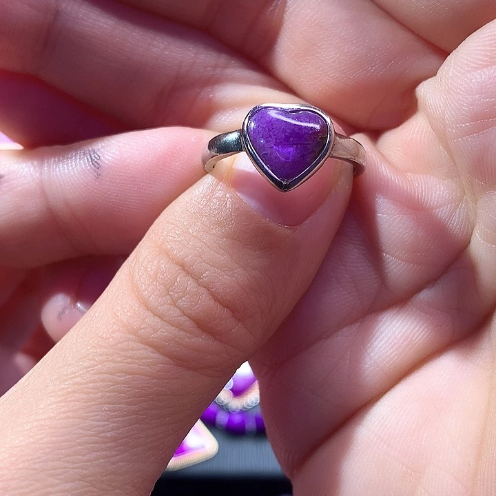 苏纪石（舒俱来）戒指银S925镶嵌