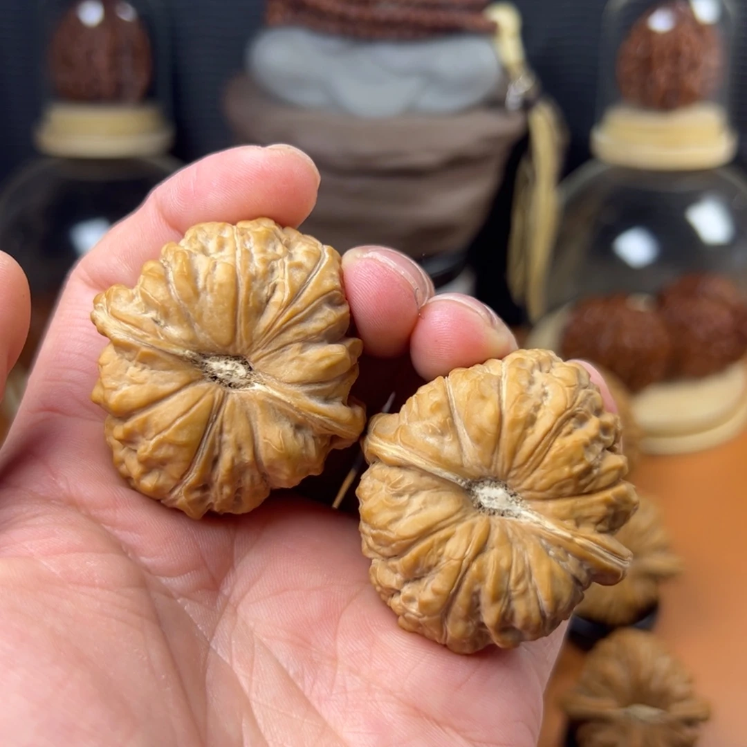 野***霸文玩核桃把件南瓜墩