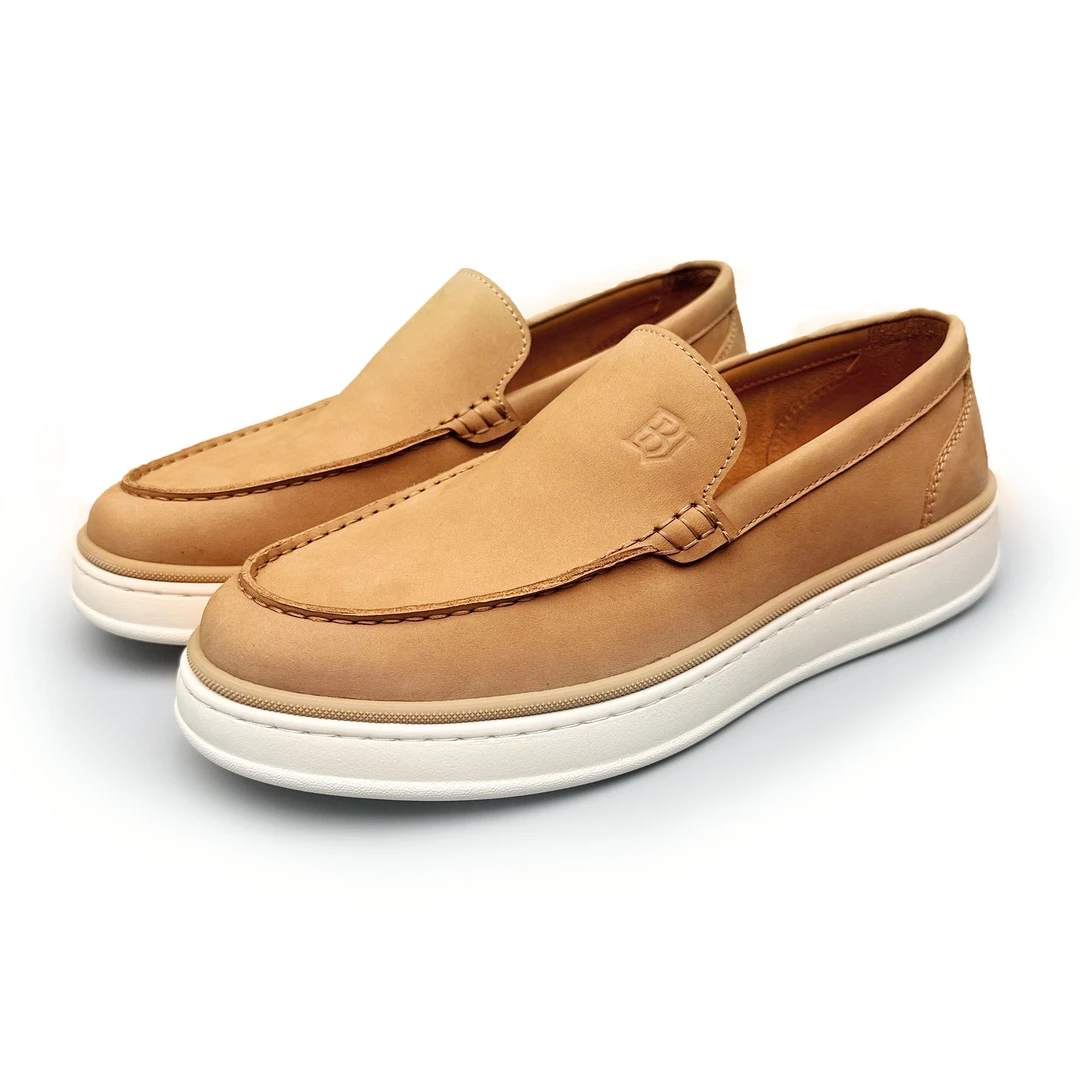 BIEUBRAYR/【新款上新】德国进口防水胎牛磨砂牛皮百搭透气舒适板鞋