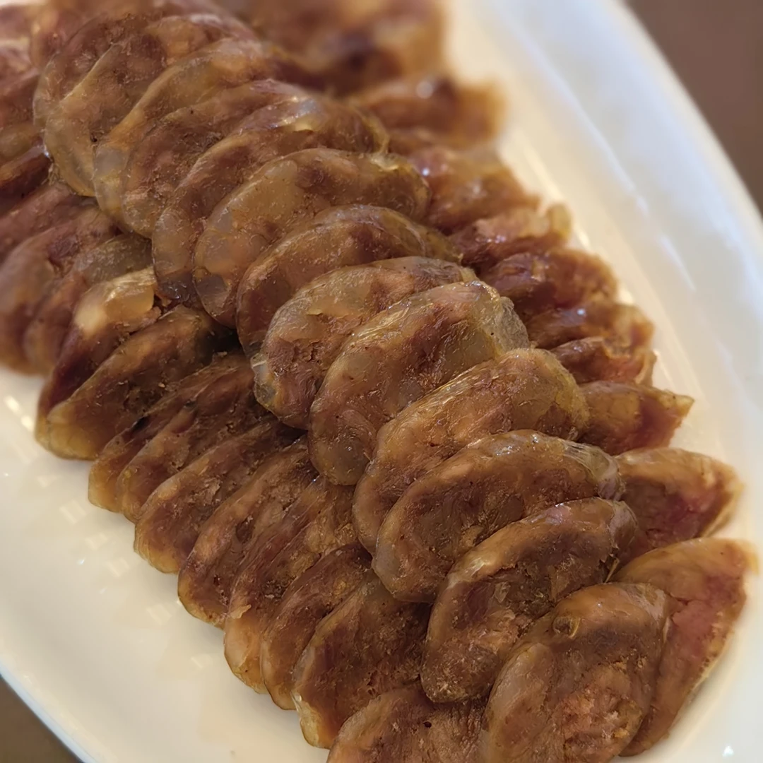 大别山沙皮猪黑猪手工香肠