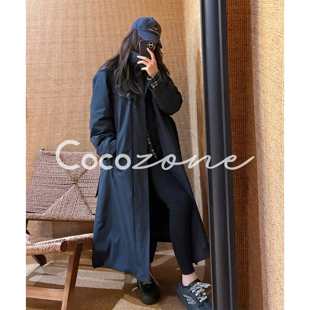 COCO ZONE 刘 一一 “风衣鹅绒”90鹅绒单排扣鹅绒服CD2A3218