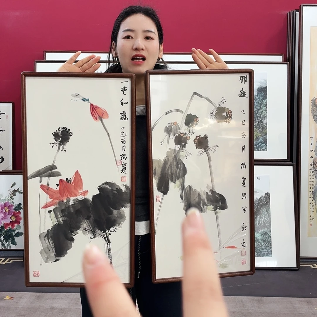 国画手绘作品33-66尺寸