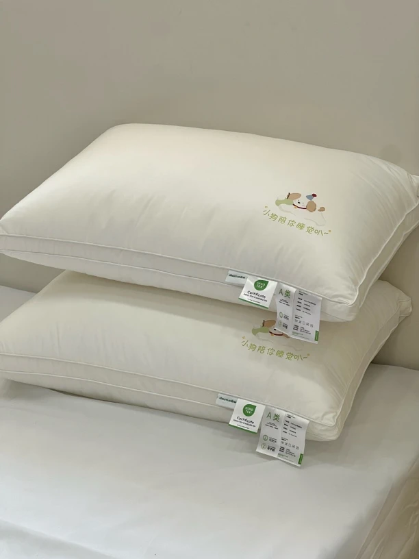 饼妈推荐｜升级版可水洗A类全棉面料枕芯酒店护颈枕柔软睡觉立体