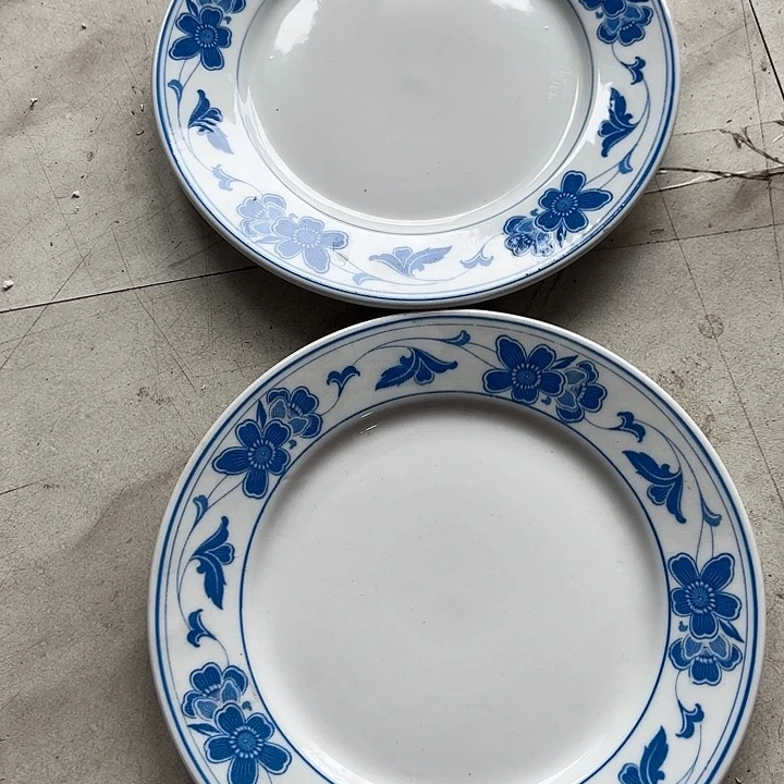 20公分盘子，八零后微瑕