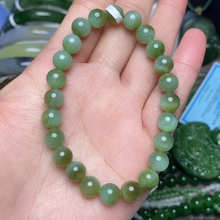 和田玉未镶嵌手链