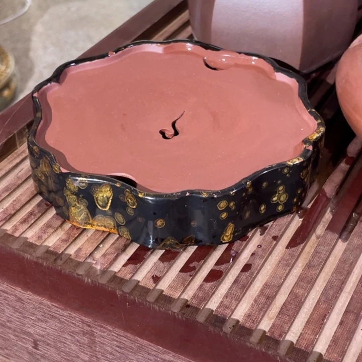 恒***紫砂茶盘手工紫砂壶承