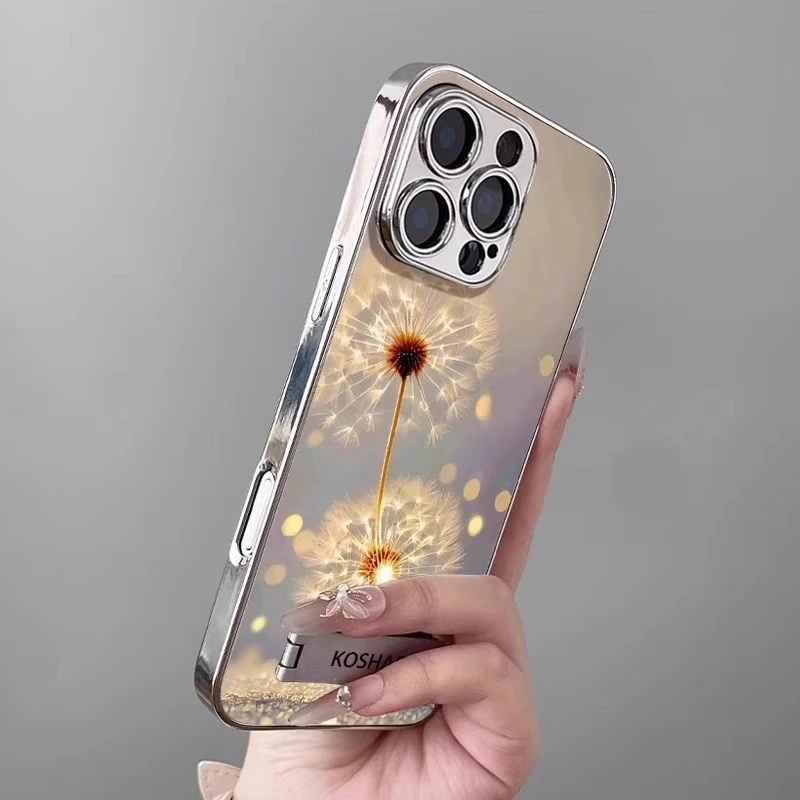 蒲公英适用苹果16promax手机壳唯美iPhone 17Pro保护壳硅胶15仙女