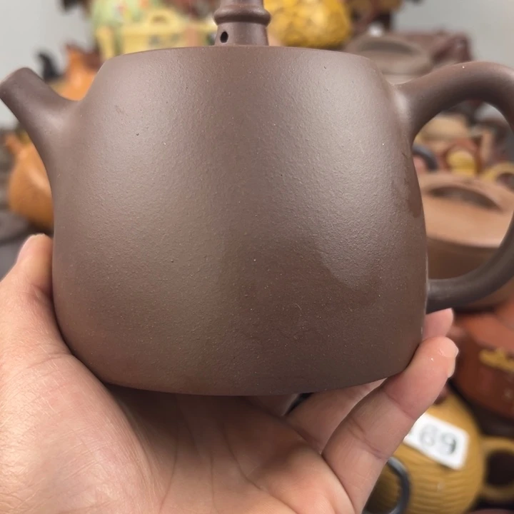 茶壶紫砂内盖鼓包