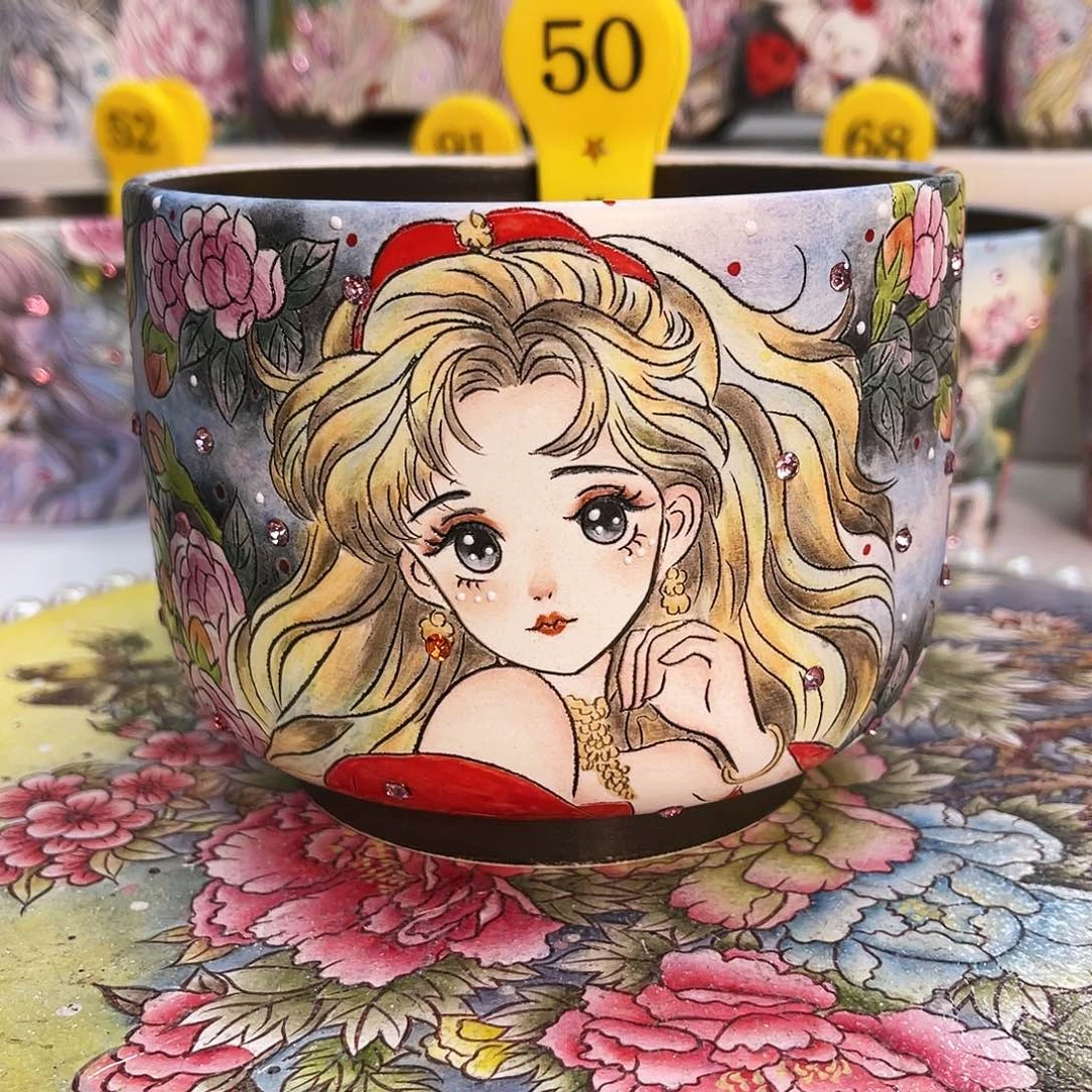 红陶薄雾花盆一物一拍