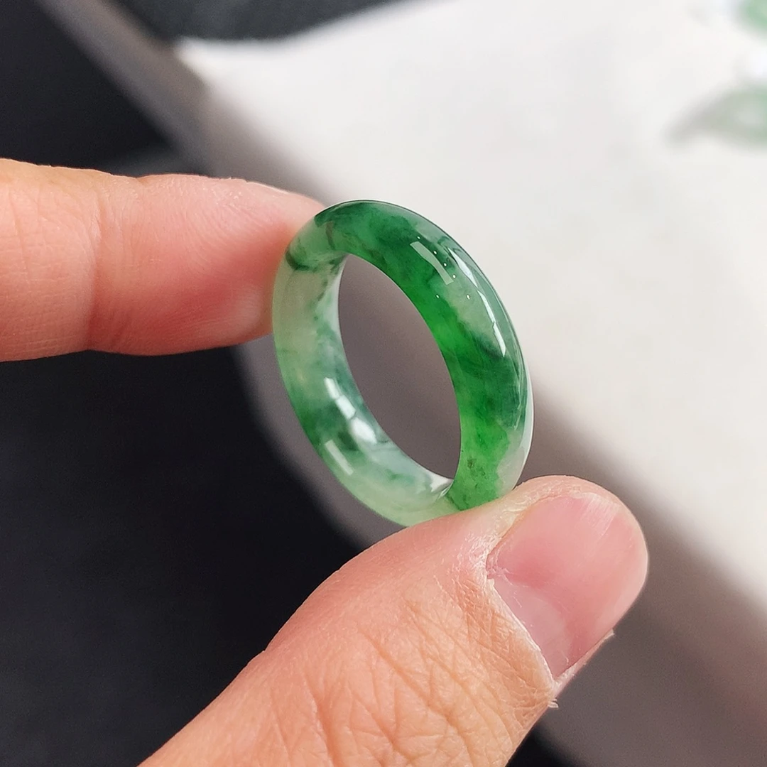 翡翠未镶嵌戒指21号