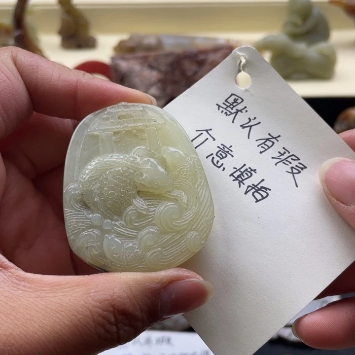 蛇纹石玉颈饰未镶嵌47