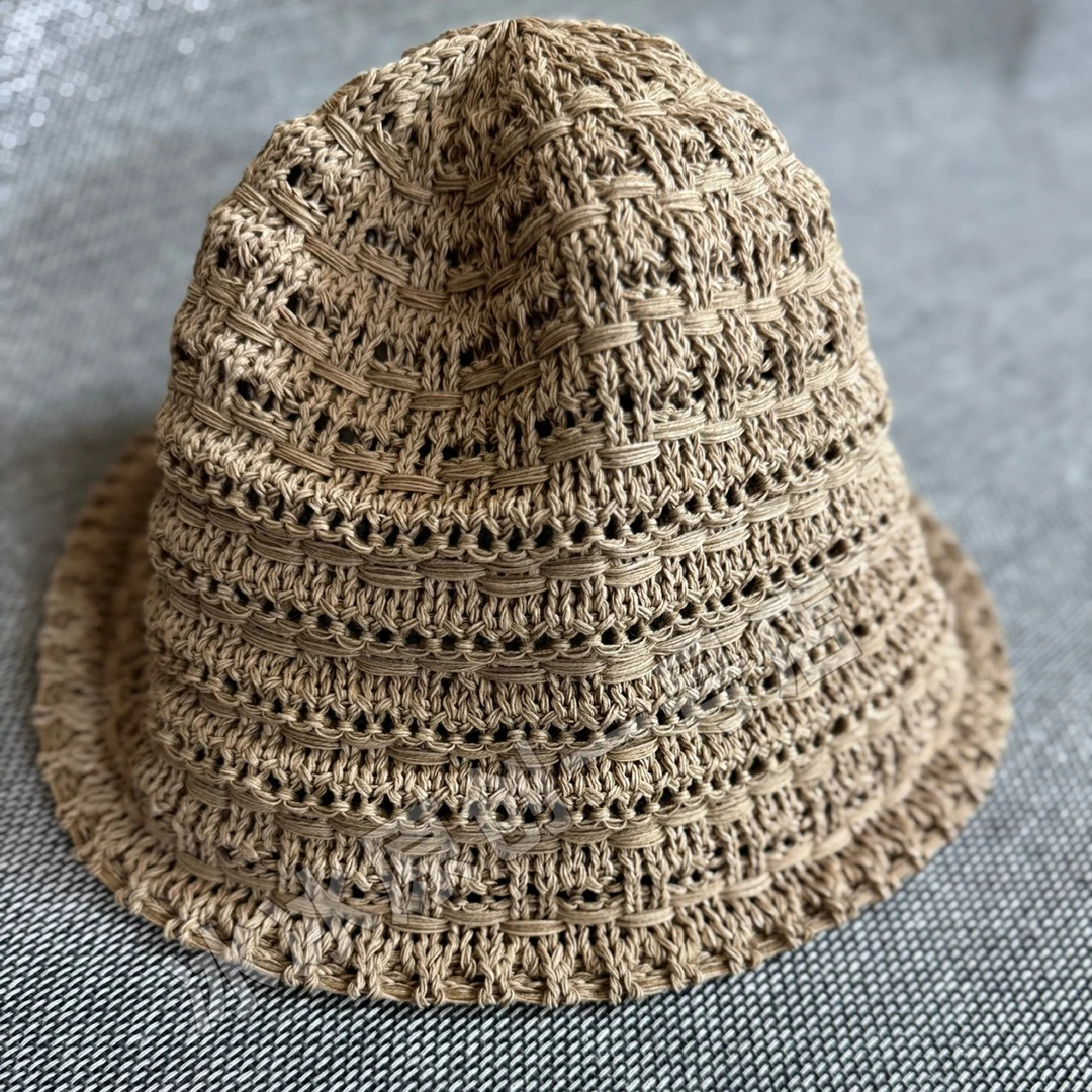 【冰冰一号店】550开衩针织遮阳度假帽子