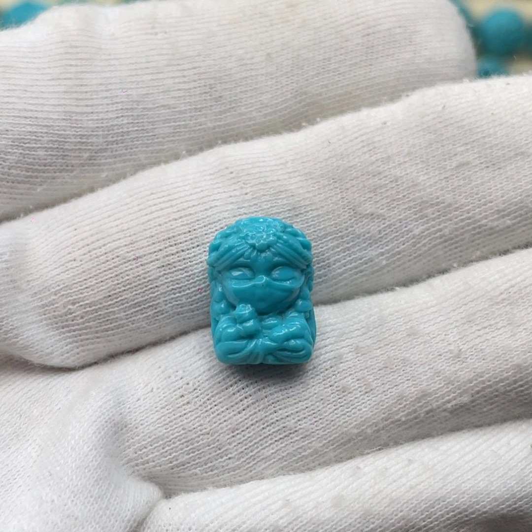 绿松石未镶嵌颈饰卡11-15