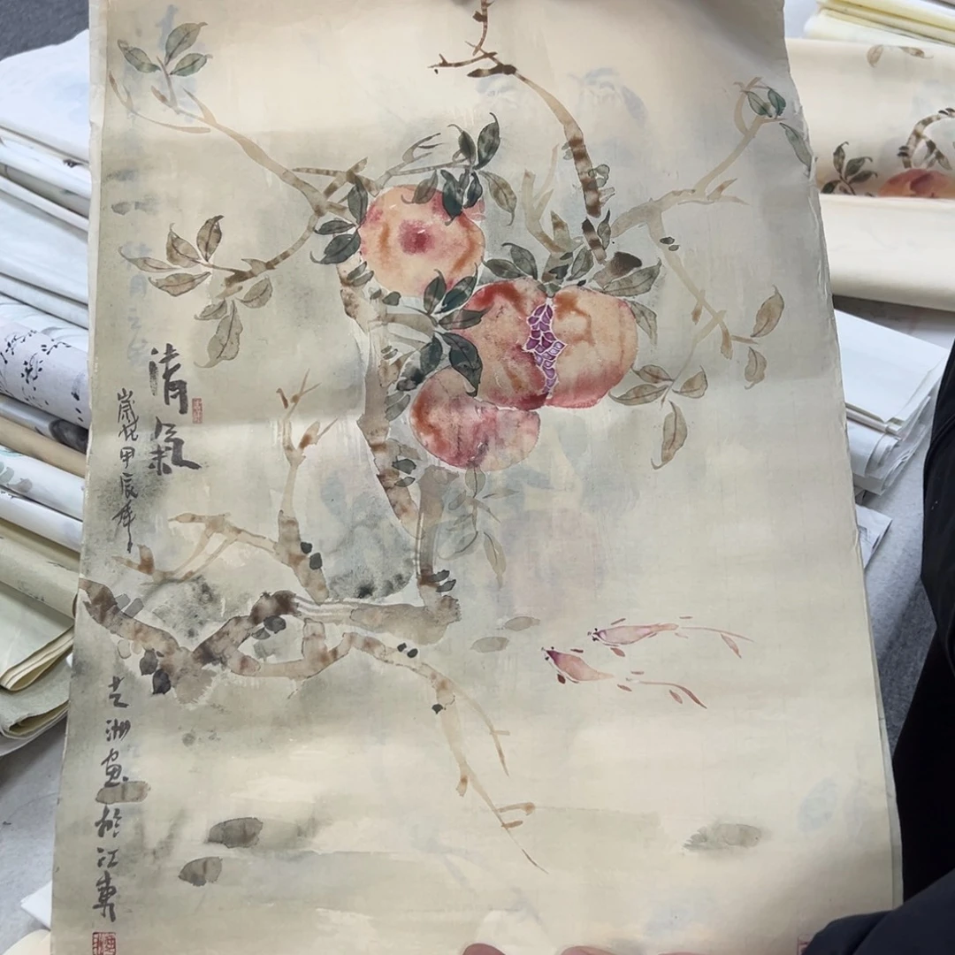 国画纯手绘字画宣纸