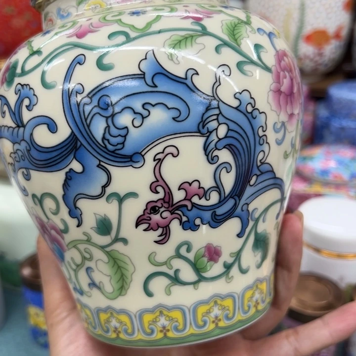 高端陶瓷茶叶罐密封罐