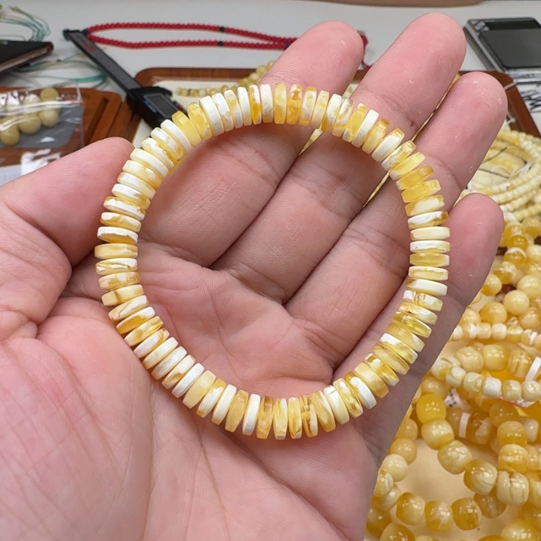 手链琥珀未镶嵌蜜蜡手串