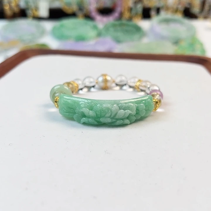 未镶嵌手链翡翠手牌