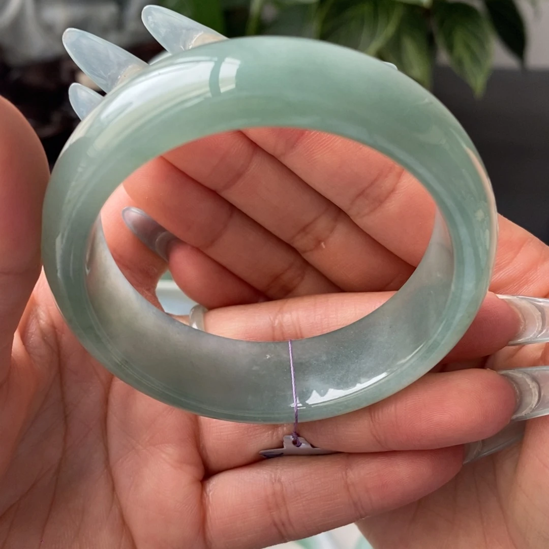 翡翠未镶嵌手镯天然