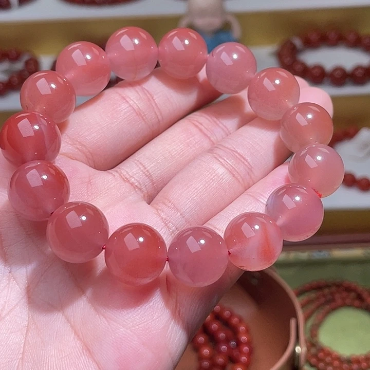 南红玛瑙保山冰粉 13+未镶嵌