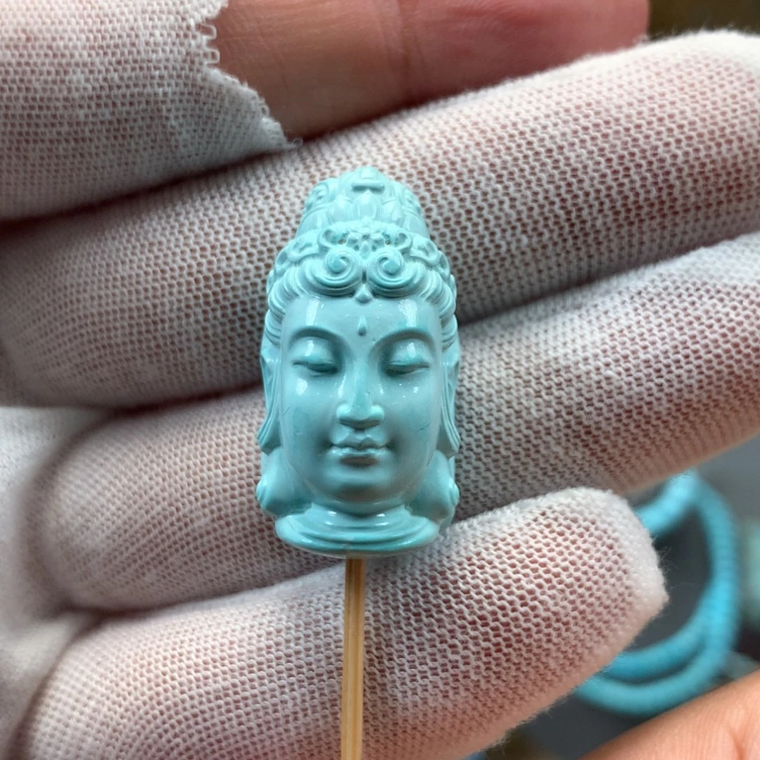 绿松石未镶嵌挂件