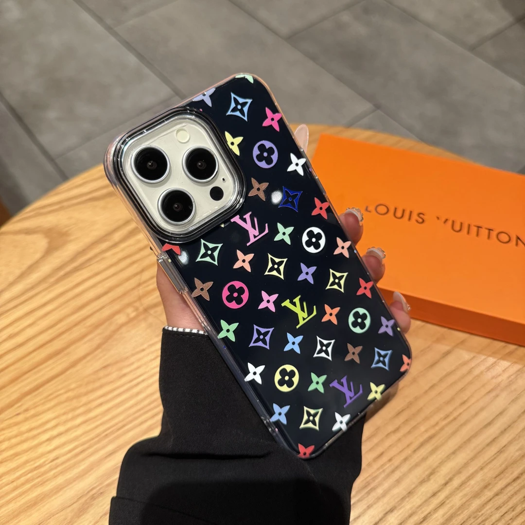 新款iPhone16promax手机壳老花适用苹果15高级14pm字母13创意硬壳