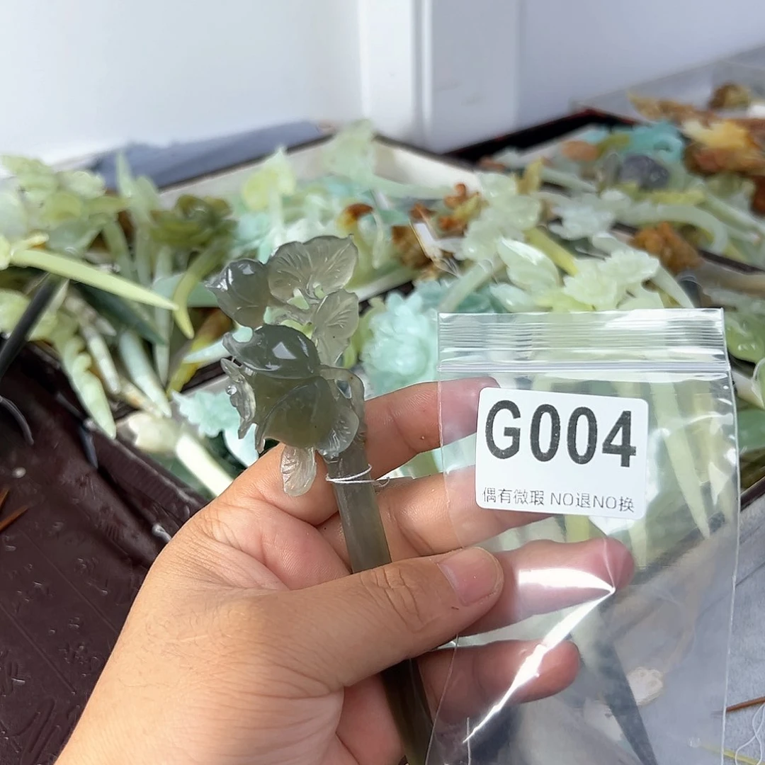 合金蛇纹石玉发饰ᝰ**迷