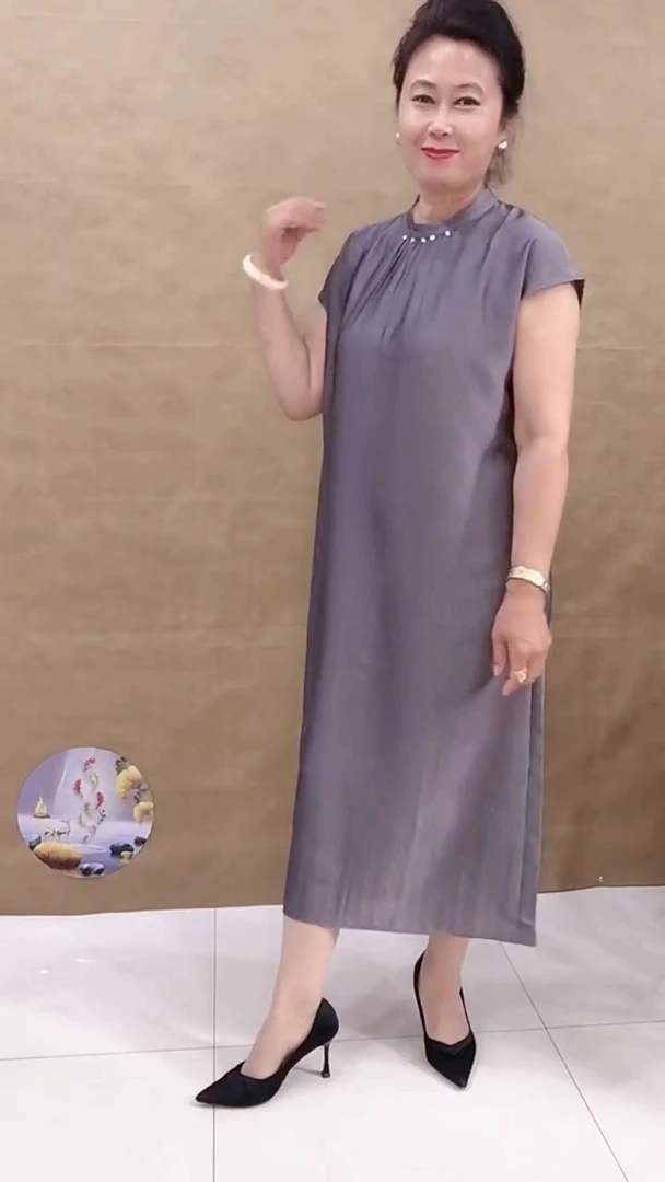 夏季新款寸领连衣裙