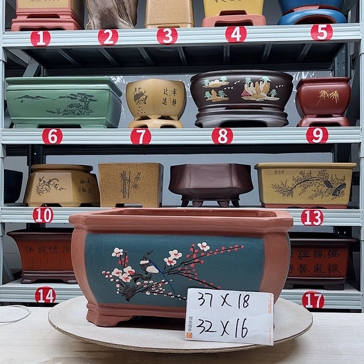 紫砂花盆紫砂花盆