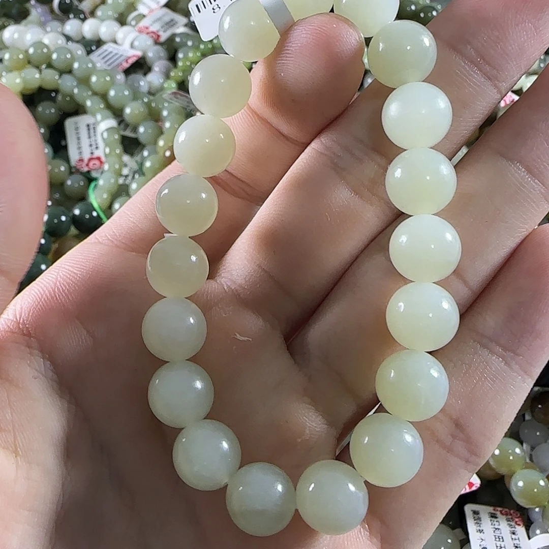 和田玉未镶嵌手链77