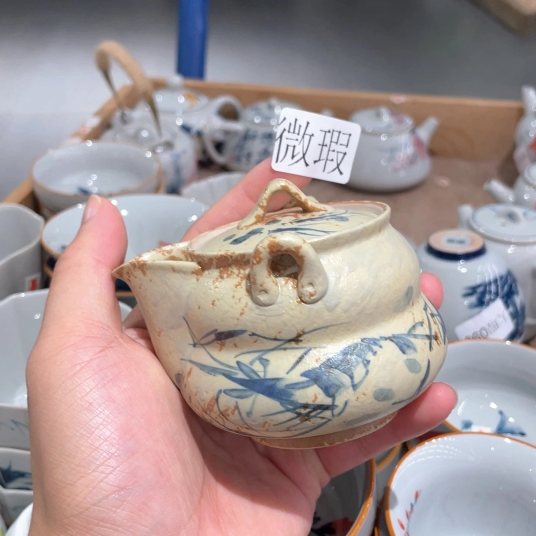 釉下彩纯手绘微瑕