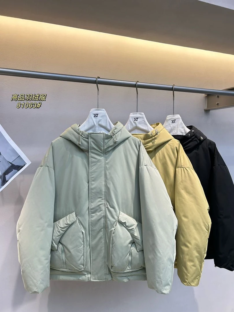 【81063】冬季新款加厚保暖男士连帽羽绒服81063